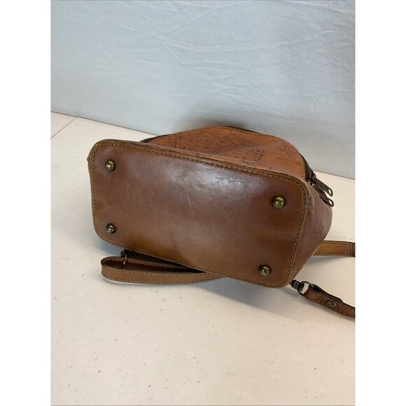 Patricia Nash Montioni Convertible small Backpack Map Print - Picture 4 of 16